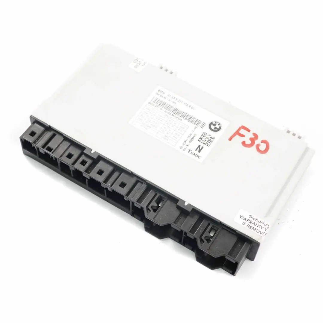 Control Unit Seat Module Unit Controller ECU to BMW F30 Seat with Part number 9371130 BMW F30 Seat Control Unit Seat Module Unit Controller ECU - SKU 9371130 - Part number 9371130