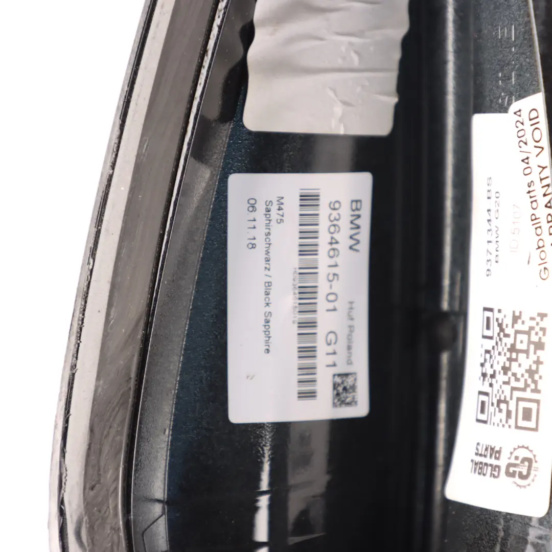 Roof Antenna Cover BMW G20 G21 G30 G11 Shark Empty Fin Black Sapphire - 475 to with Part number 9371344 Roof Antenna Cover BMW G20 G21 G30 G11 Shark Empty Fin Black Sapphire - 475 - SKU 9371344-BS - Part number 9371344