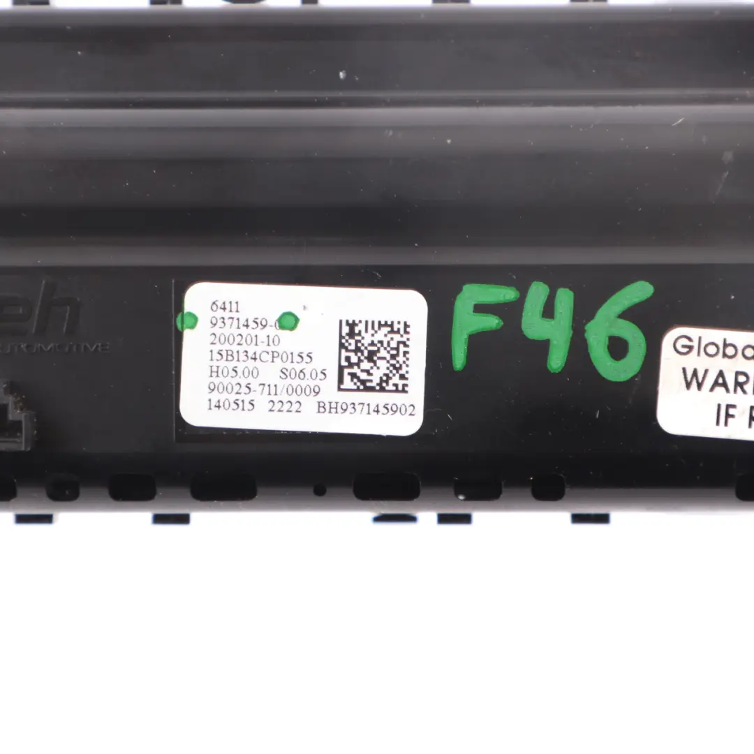  Panneau De Contrôle Interrupteur BMW F39 F48 Climatisation Automatique - SKU 9371459 - Numéro de pièce 9371459
