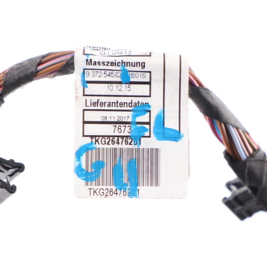 Door Wiring Harness BMW G11 Front Left Door N/S Wiring Loom Cables to with Part number 9372545 Door Wiring Harness BMW G11 Front Left Door N/S Wiring Loom Cables - SKU 9372545 - Part number 9372545