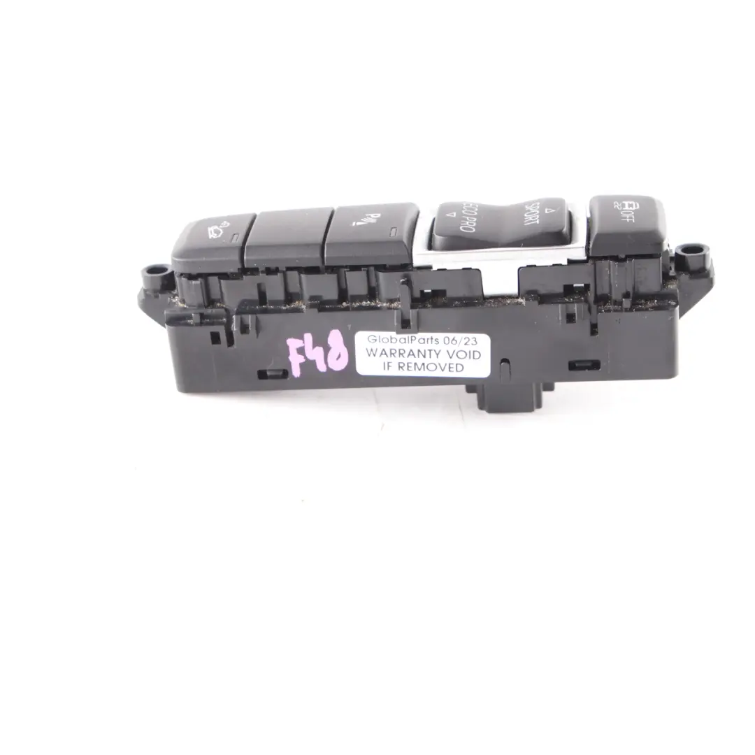 BMW X1 F48 Consola Central Panel Control Interruptor PDC Modo conducción Botón - SKU 9374834 - Número de pieza 9374834