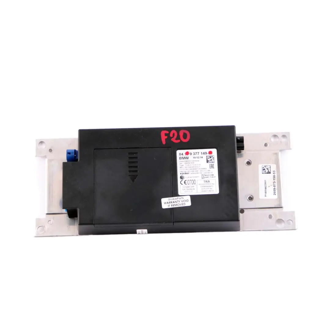 Unidad de Control Telemático Módulo para BMW Serie 1 3 F20 F21 F30 F31 con número de pieza 9377149 BMW Serie 1 3 F20 F21 F30 F31 Unidad de Control Telemático Módulo - SKU 9377149 - Número de pieza 9377149