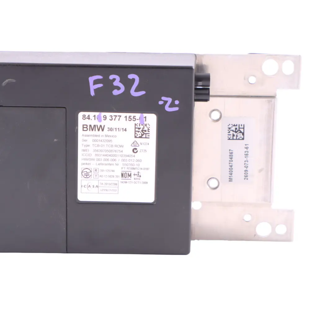 BMW F20 F23 F34 F82 Telematics Module Bluetooth Telematik Control Unit - SKU 9377155 - Part number 9377155