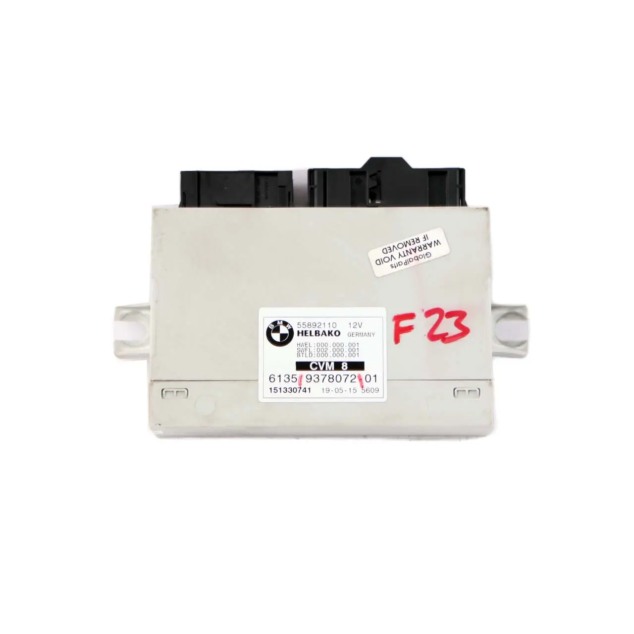 BMW F23 Cabrio Cabriolet Module de toit pliant CVM 8 Unité 9378072