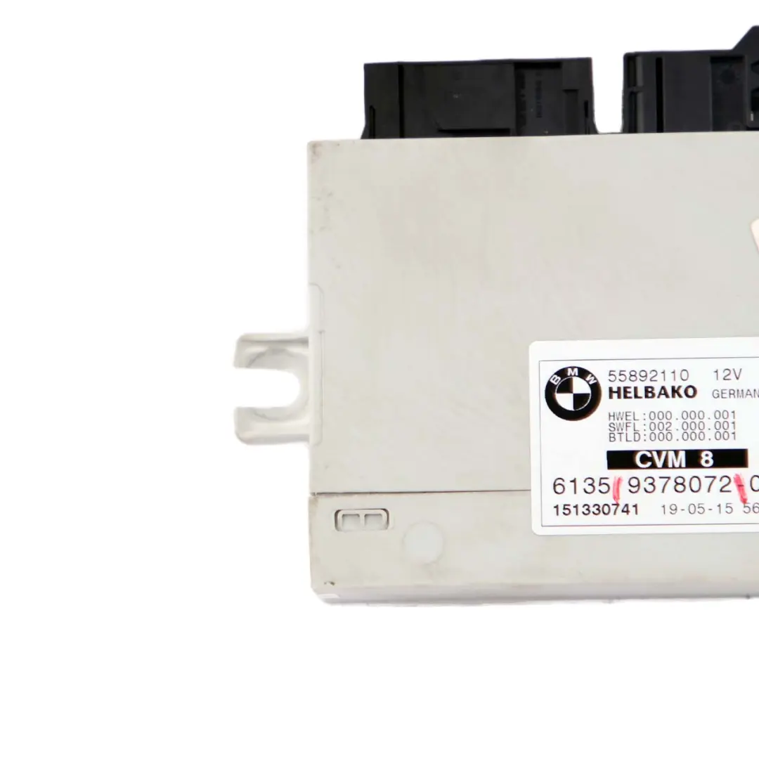 BMW F23 Cabrio Módulo de capota plegable CVM 8 Unidad - SKU 9378072 - Número de pieza 9378072