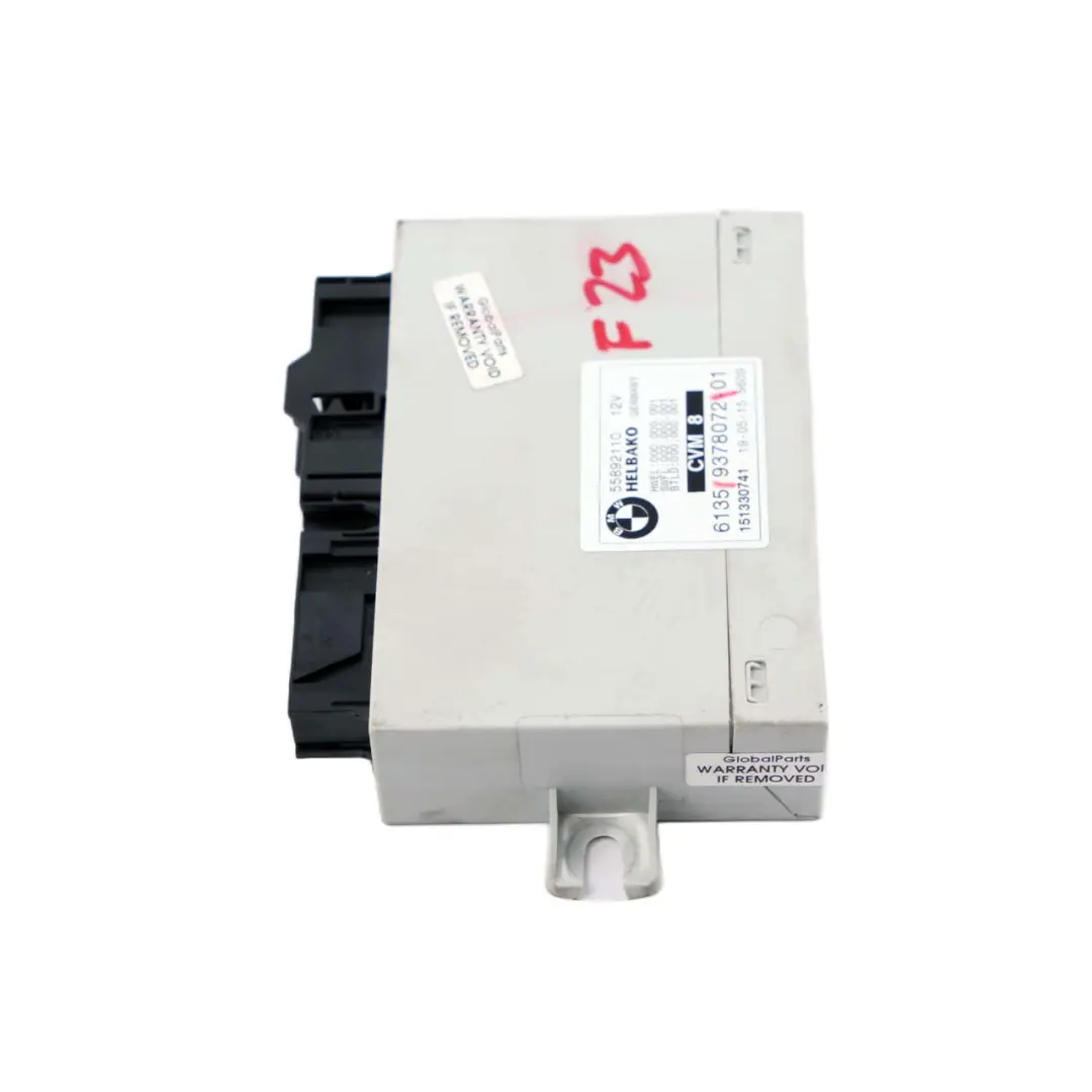 Folding Top Module CVM 8 Unit to BMW F23 Cabrio Convertible with Part number 9378072 BMW F23 Cabrio Convertible Folding Top Module CVM 8 Unit - SKU 9378072 - Part number 9378072