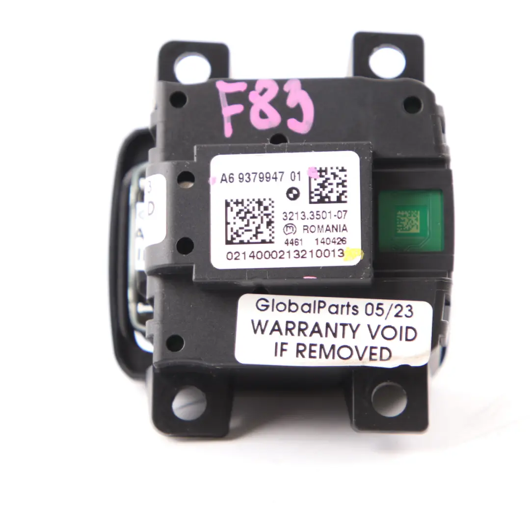 Roof Switch BMW F33 F83 M4 Convertible Folding Top Neck Warmer Heater - SKU 9379947 - Part number 9379947