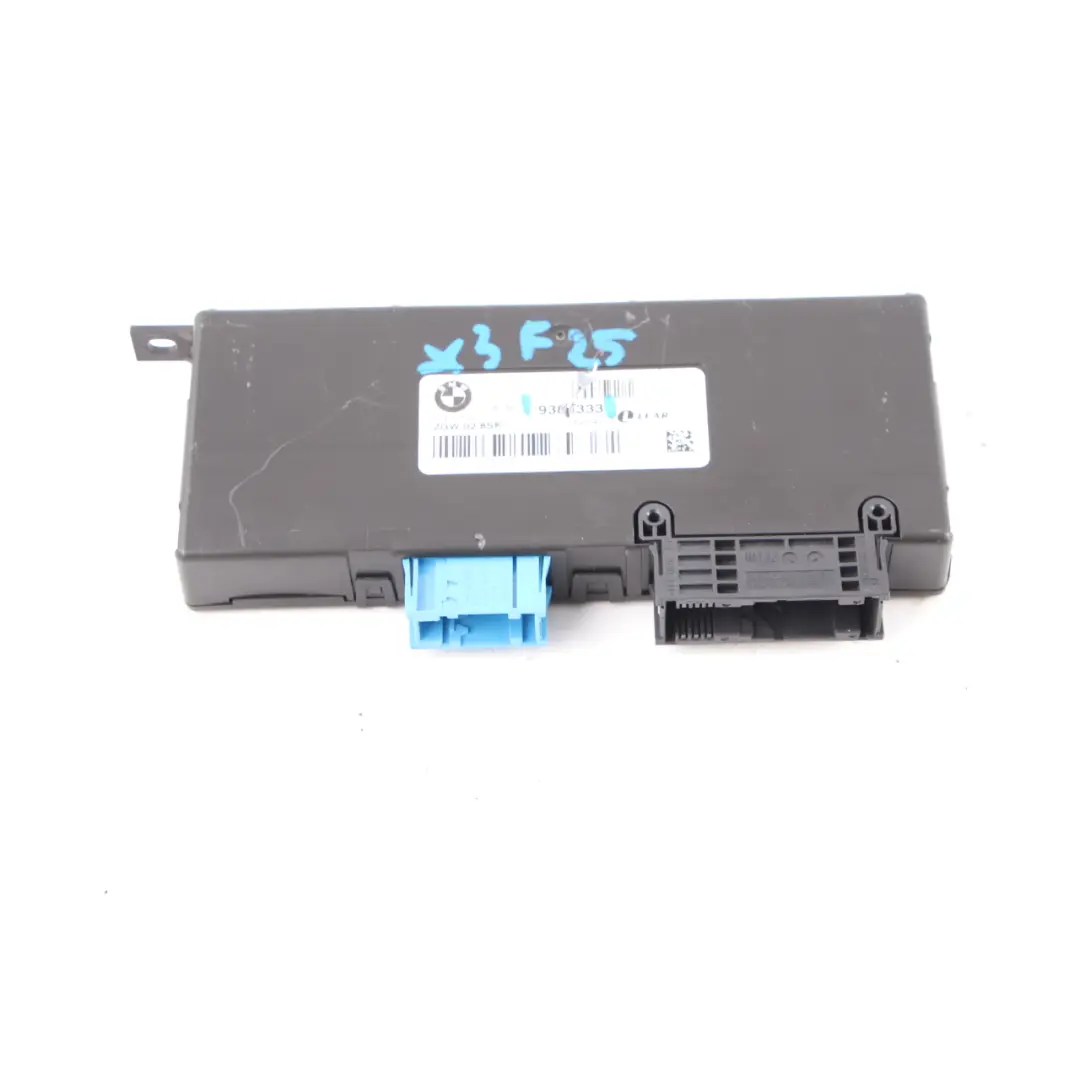 Central Gateway Module Control Unit Lear ZGW-02 8SK to BMW X3 F25 with Part number 9380333 BMW X3 F25 Central Gateway Module Control Unit Lear ZGW-02 8SK - SKU 9380333 - Part number 9380333