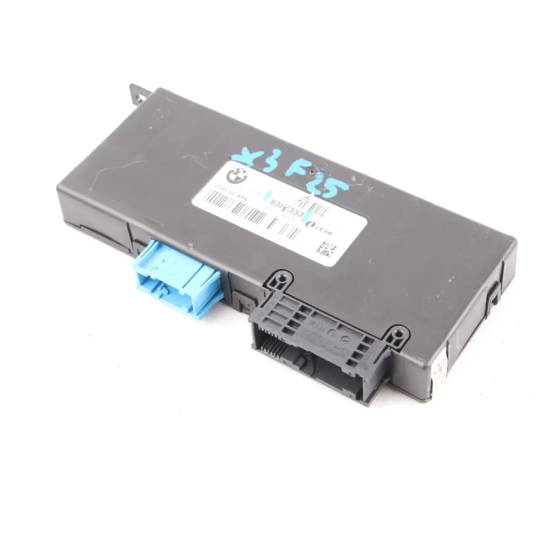 Module Commande Passerelle Centrale Lear ZGW-02 8SK pour BMW X3 F25 à propos du numéro de pièce 9380333 BMW X3 F25 Module Commande Passerelle Centrale Lear ZGW-02 8SK - SKU 9380333 - Numéro de pièce 9380333