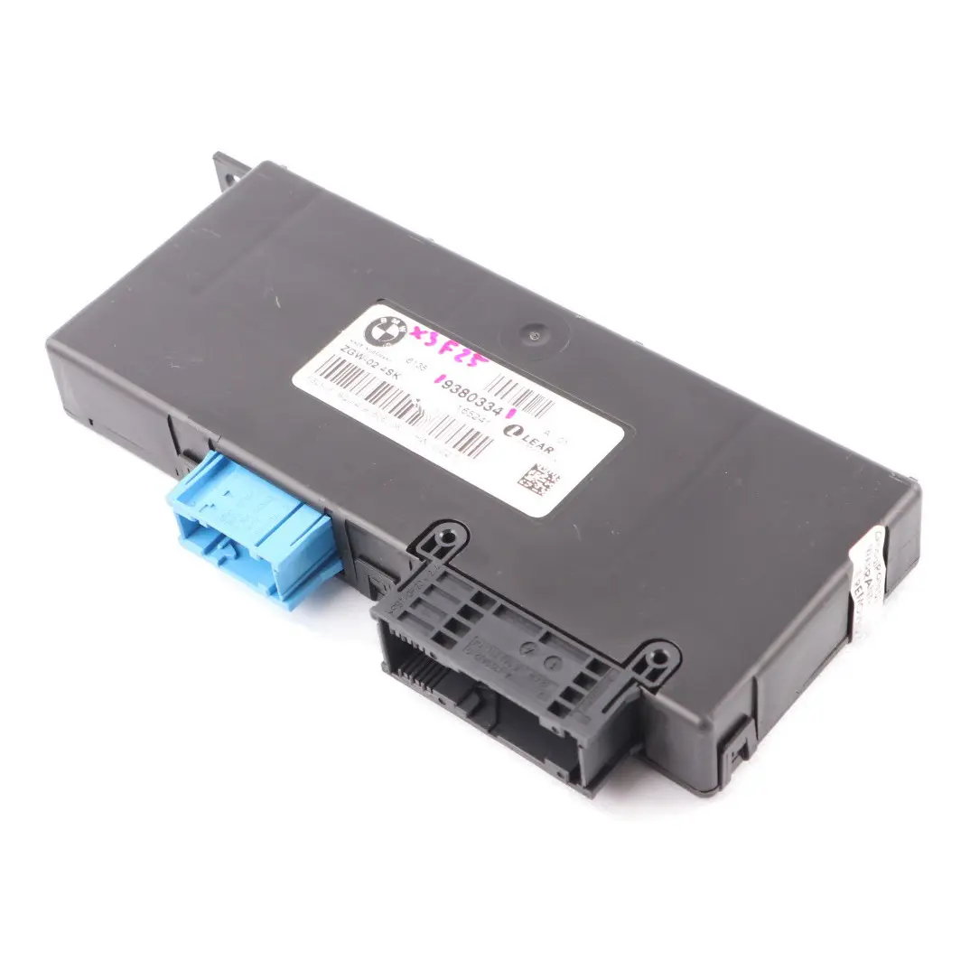 Module de la passerelle centrale contrôle Lear ZGW-02 4SK pour BMW X3 F25 à propos du numéro de pièce 9380334 BMW X3 F25 Module de la passerelle centrale contrôle Lear ZGW-02 4SK - SKU 9380334 - Numéro de pièce 9380334