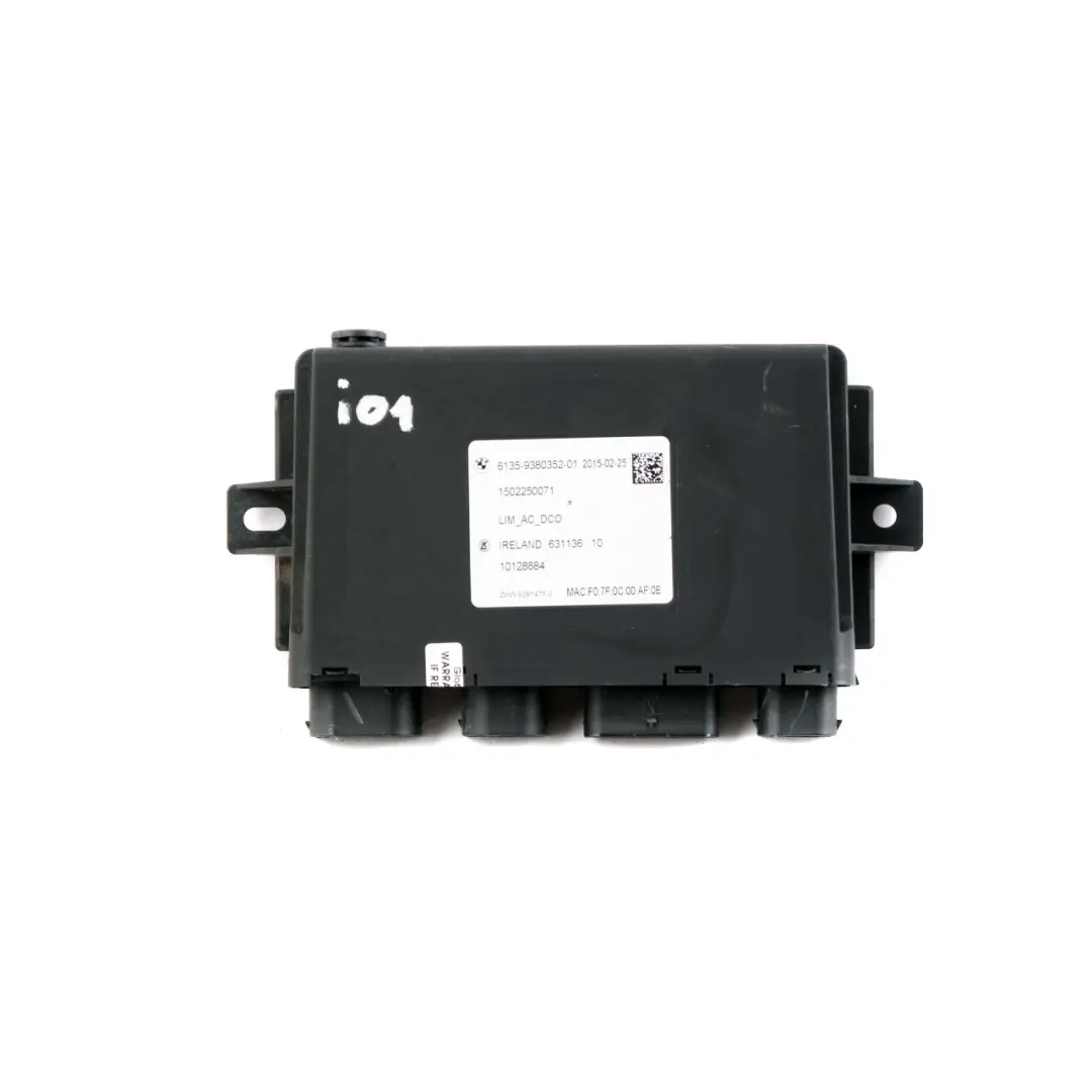 LIM Module BMW i3 I01 Hybrid Electric 60Ah 94Ah 120Ah Control Unit to with Part number 9380352 LIM Module BMW i3 I01 Hybrid Electric 60Ah 94Ah 120Ah Control Unit - SKU 9380352 - Part number 9380352