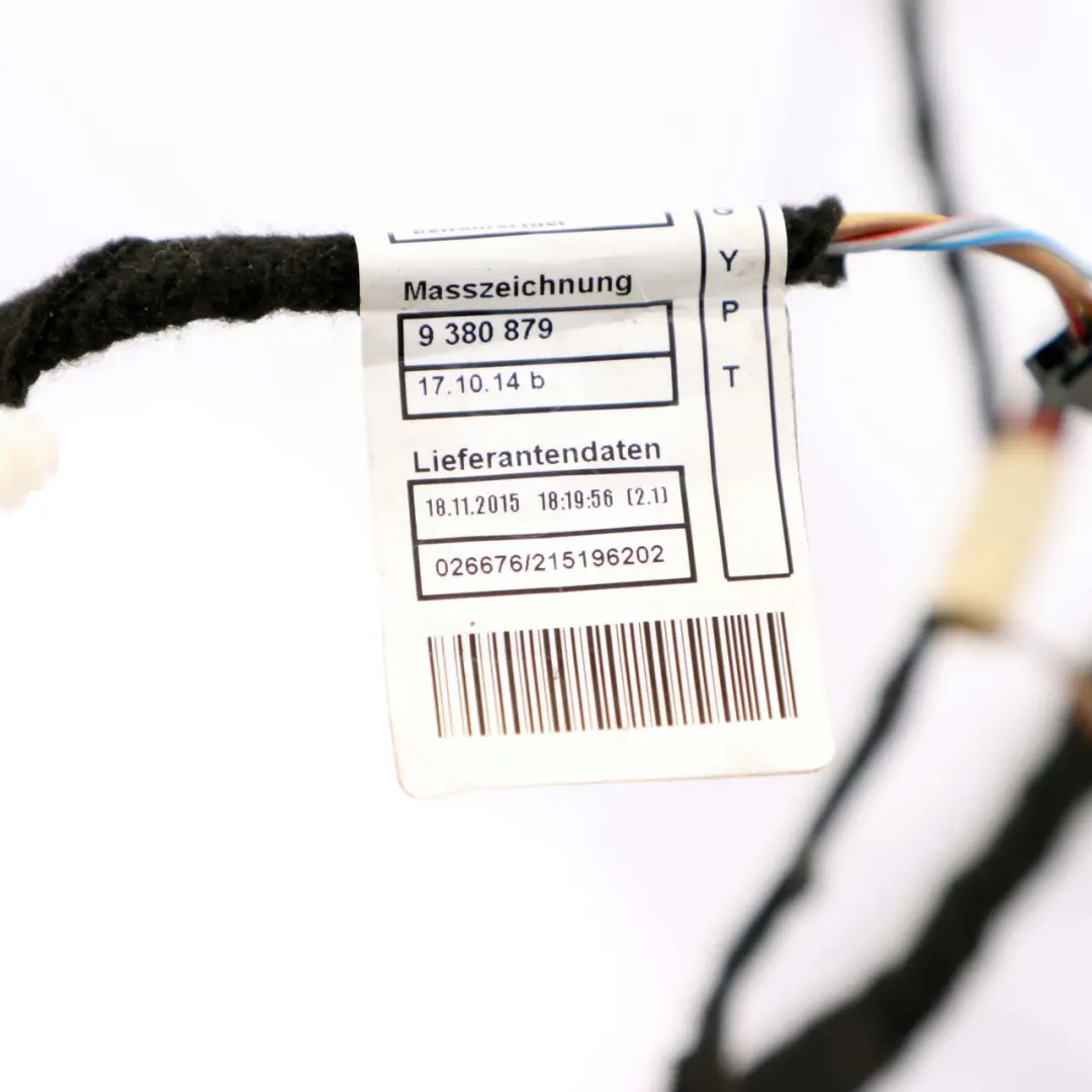 BMW 2 Series F45 Door Wiring Loom Harness Co-Driver's Passenger's Side - SKU 9380938 - Part number 9380938