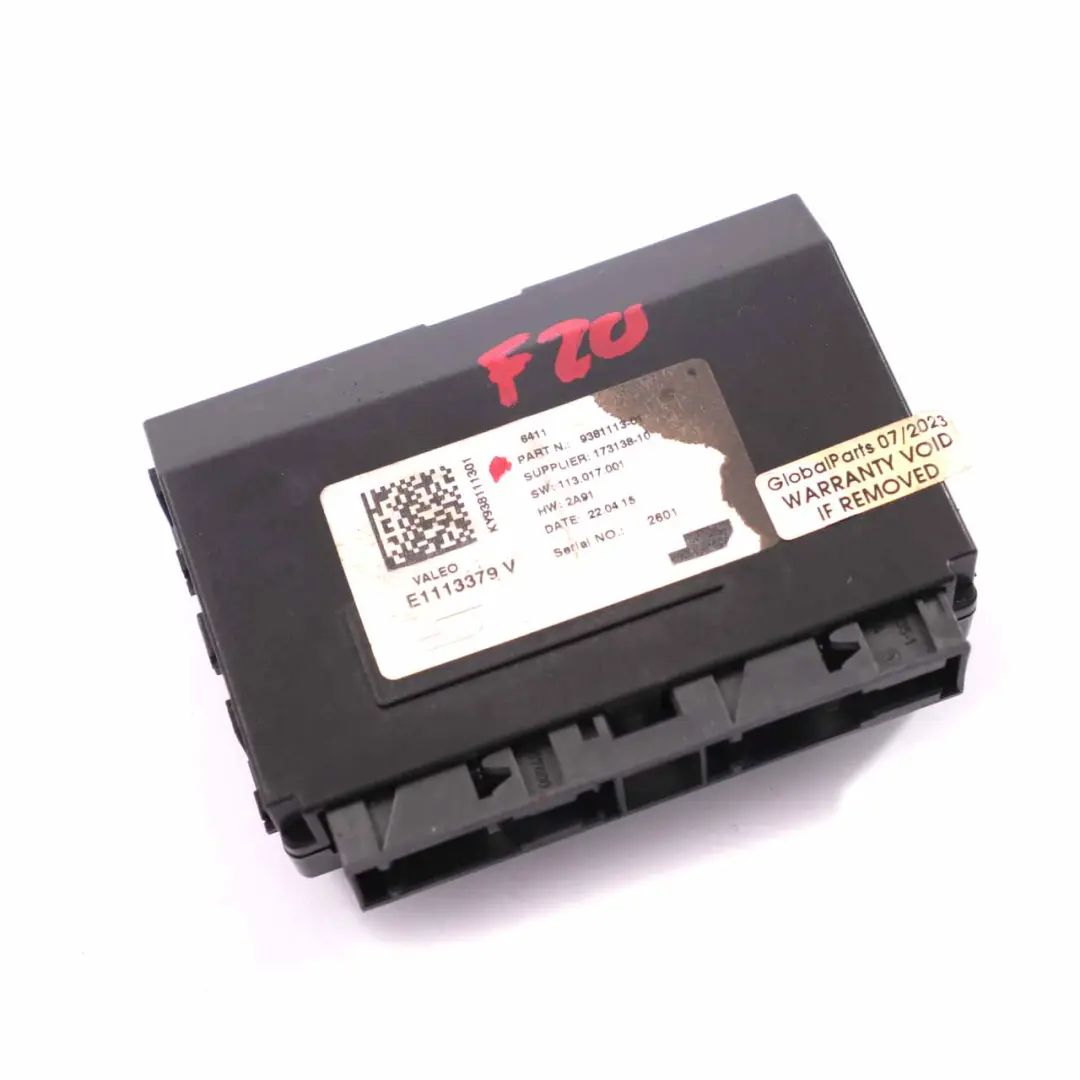  Klimamodul BMW F20 F30 F31 Mini F55 F56 Klimaanlage A/C Einheit - SKU 9381113 - Teilenummer 9381113