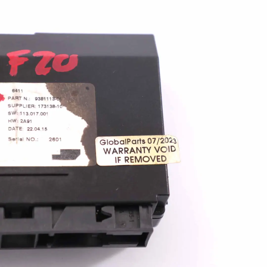  Klimamodul BMW F20 F30 F31 Mini F55 F56 Klimaanlage A/C Einheit - SKU 9381113 - Teilenummer 9381113