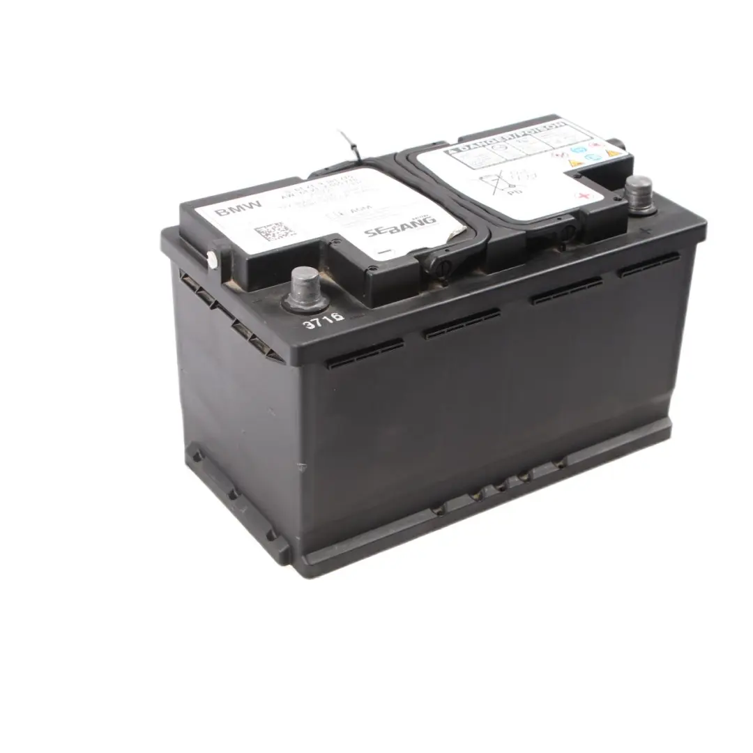 SEBANG AGM 12V Accumulator Battery 80Ah 800A 7555718 to BMW with Part number 9381775 BMW SEBANG AGM 12V Accumulator Battery 80Ah 800A 7555718 - SKU 9381775 - Part number 9381775