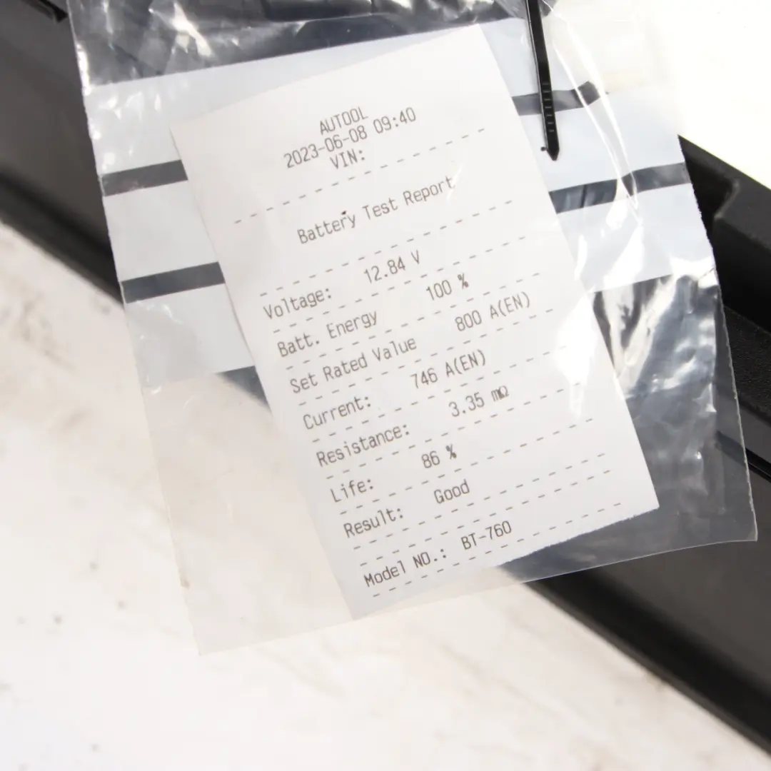 BMW SEBANG AGM 12V Accumulator Battery 80Ah 800A 7555718 - SKU 9381775 - Part number 9381775