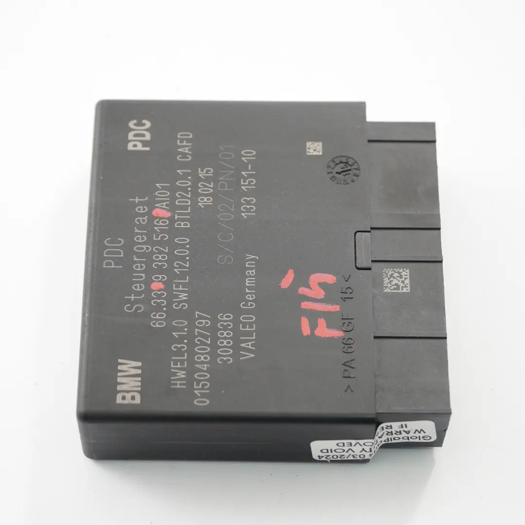 Modulo PDC BMW F15 F16 F25 Mini F55 F56 Unità assistente parcheggio per con numero di parte 9382516 Modulo PDC BMW F15 F16 F25 Mini F55 F56 Unità assistente parcheggio - SKU 9382516 - Numero di parte 9382516