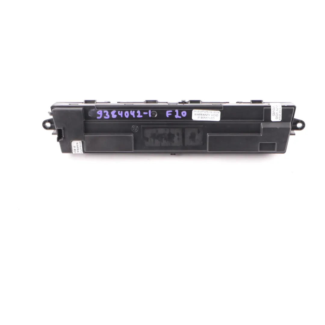 Climate Control Panel BMW F20 F21 Automatic Air Conditioning A/C Basis to with Part number 9384042 Climate Control Panel BMW F20 F21 Automatic Air Conditioning A/C Basis - SKU 9384042-1 - Part number 9384042