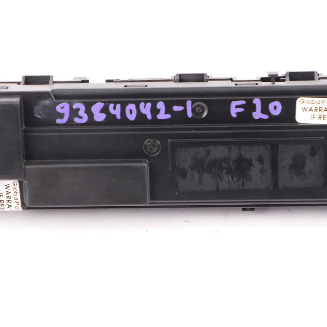 Climate Control Panel BMW F20 F21 Automatic Air Conditioning A/C Basis to with Part number 9384042 Climate Control Panel BMW F20 F21 Automatic Air Conditioning A/C Basis - SKU 9384042-1 - Part number 9384042