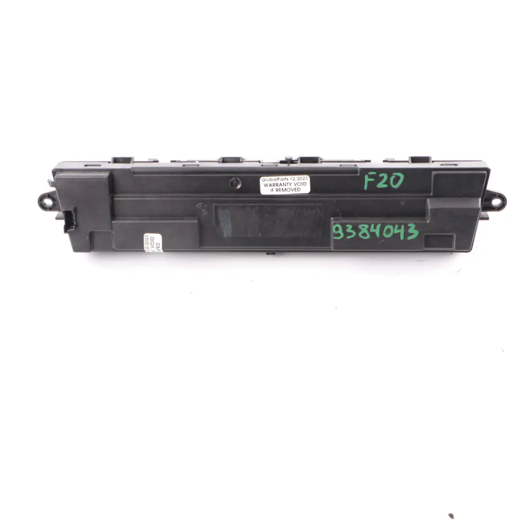 Air Conditioning Panel BMW F20 F21 Automatic A/C Heater Climate Control - SKU 9384043 - Part number 9384043
