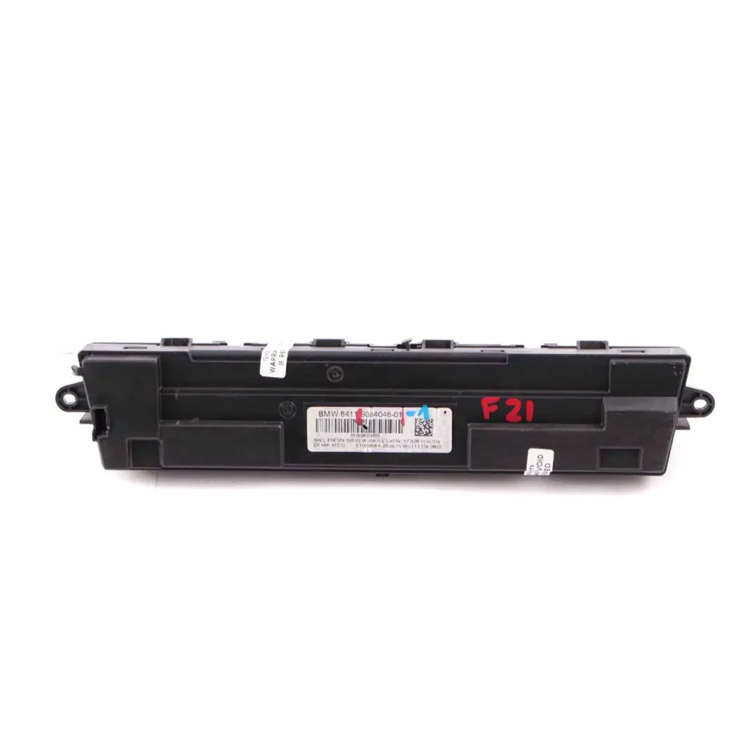 Air Conditioning Panel BMW F20 F21 LCI Automatic A/C Control Unit Panel - SKU 9384046-1 - Part number 9384046