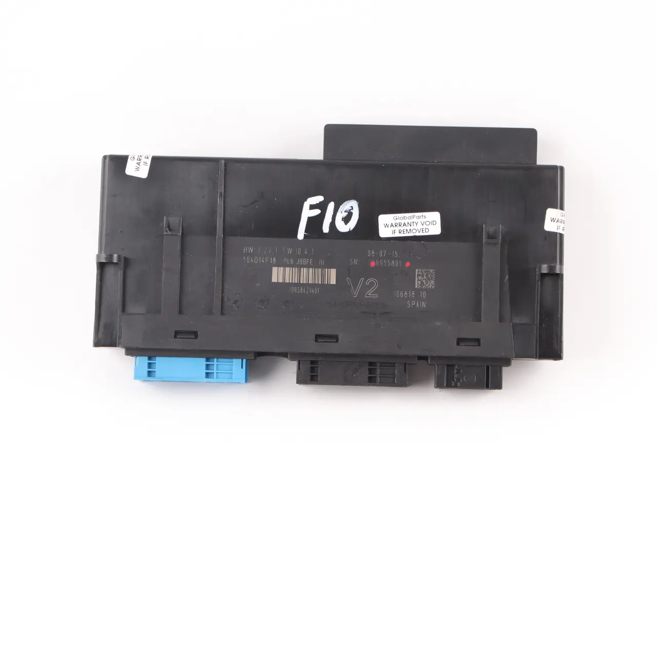 BMW F10 ECU Módulo de Control del Cuerpo V2 PL6 JBBFE III Caja de Conexiones
