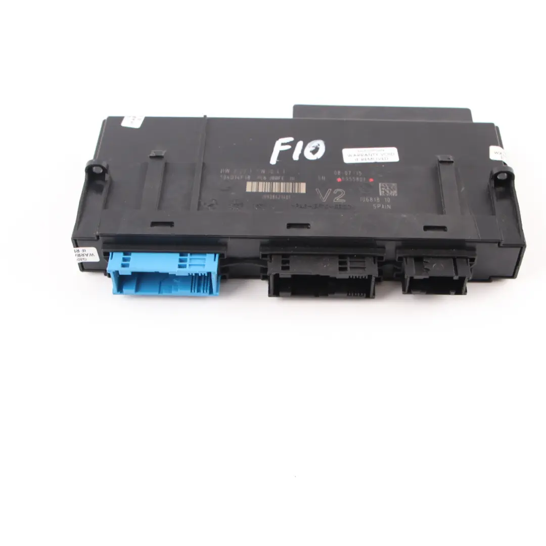 BMW F10 ECU Module de contrôle de la carrosserie V2 PL6 JBBFE III - SKU 9384214 - Numéro de pièce 9384214