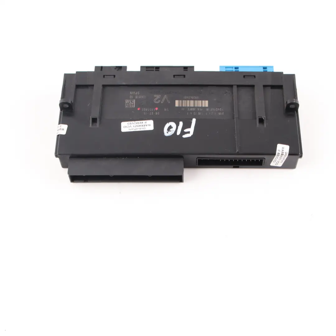 ECU Module de contrôle de la carrosserie V2 PL6 JBBFE III pour BMW F10 à propos du numéro de pièce 9384214 BMW F10 ECU Module de contrôle de la carrosserie V2 PL6 JBBFE III - SKU 9384214 - Numéro de pièce 9384214