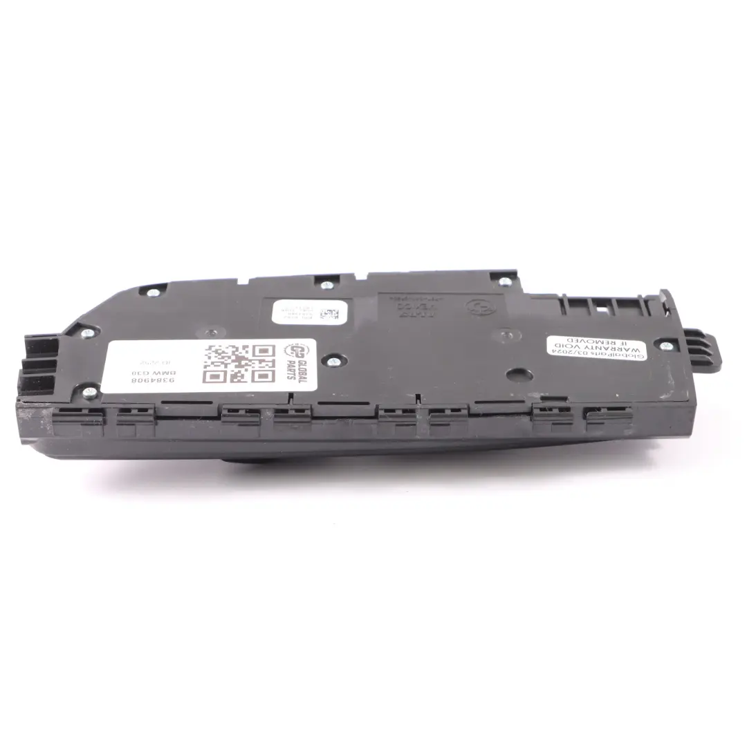 Front Sport Seat Adjustment Switch Panel Right O/S to BMW G30 G31 G32 with Part number 9384908 BMW G30 G31 G32 Front Sport Seat Adjustment Switch Panel Right O/S - SKU 9384908 - Part number 9384908
