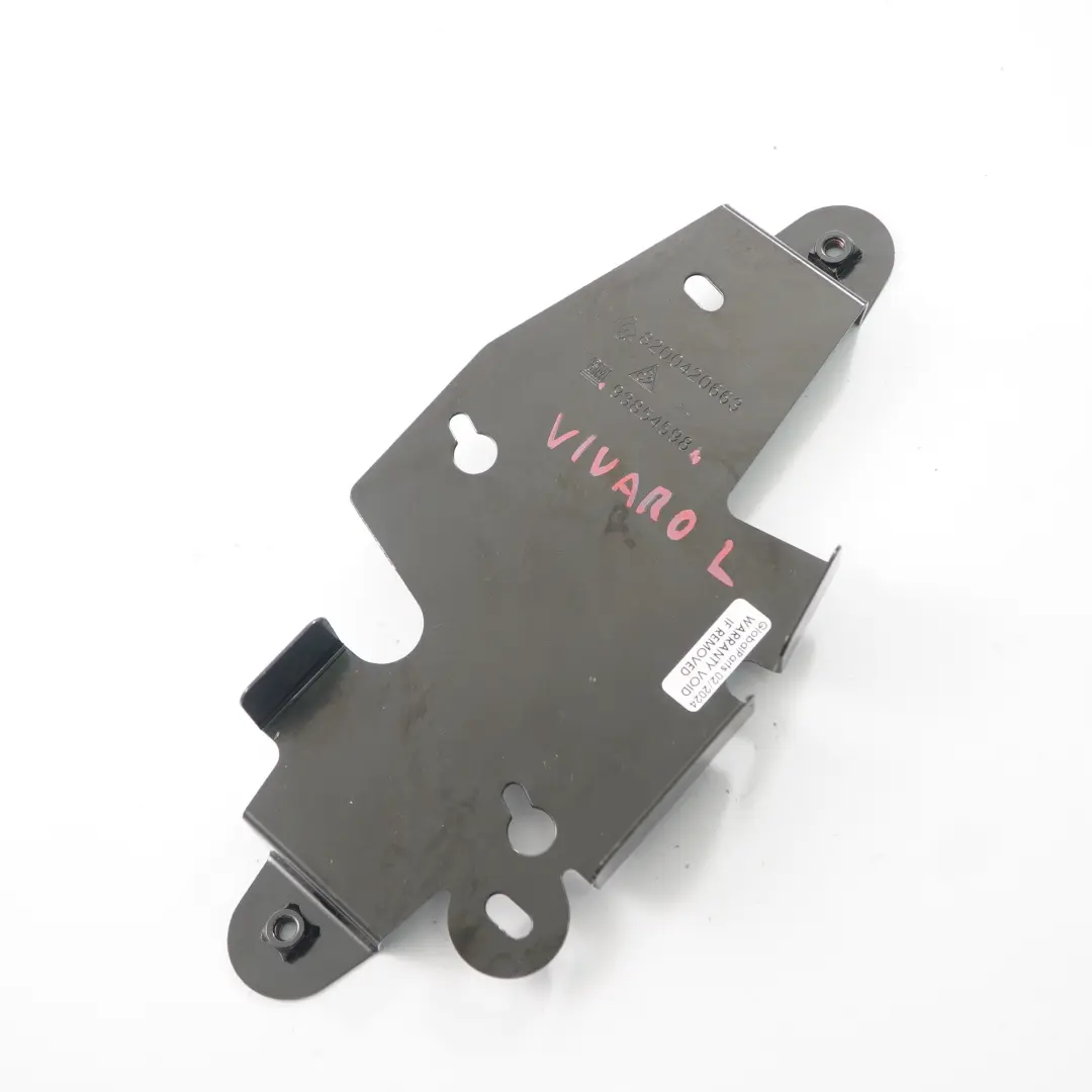 Soporte Opel Vivaro B Aparcamiento PDC Módulo Control Soporte montaje para con número de pieza 93854598 Soporte Opel Vivaro B Aparcamiento PDC Módulo Control Soporte montaje - SKU 93854598 - Número de pieza 93854598