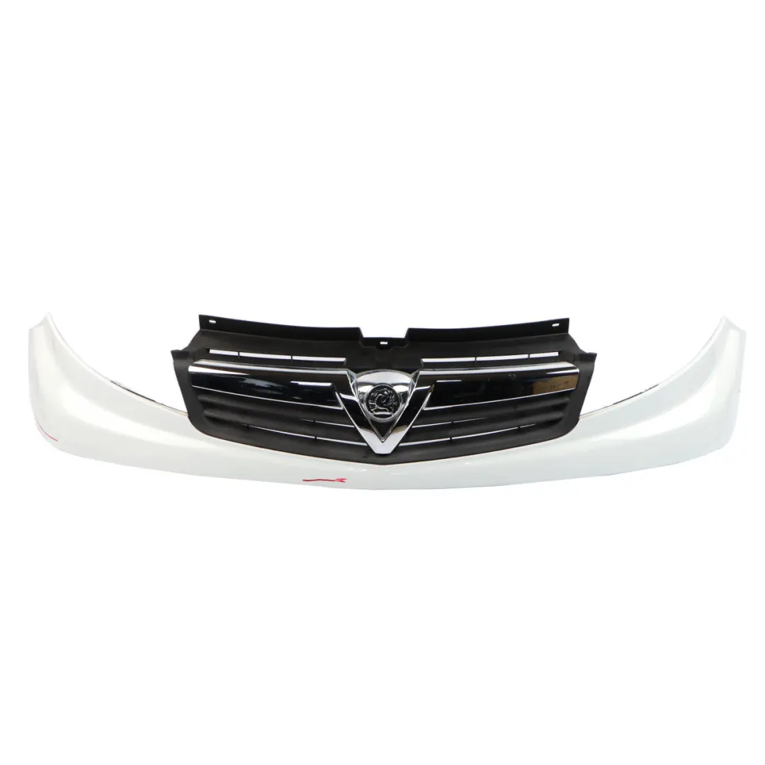 Front Grille Upper Air Grille Trim Panel Cover Icy White - 389 to Vauxhall Vivaro A with Part number 93856149 Vauxhall Vivaro A Front Grille Upper Air Grille Trim Panel Cover Icy White - 389 - SKU 93856149-ICW - Part number 93856149