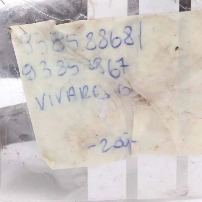 Front Axle Carrier Subframe Mount Holder Bracket Set to Vauxhall Vivaro B Trafic 3 with Part number 93858868/93858867 Vauxhall Vivaro B Trafic 3 Front Axle Carrier Subframe Mount Holder Bracket Set - SKU 93858868/93858867 - Part number 93858868/93858867