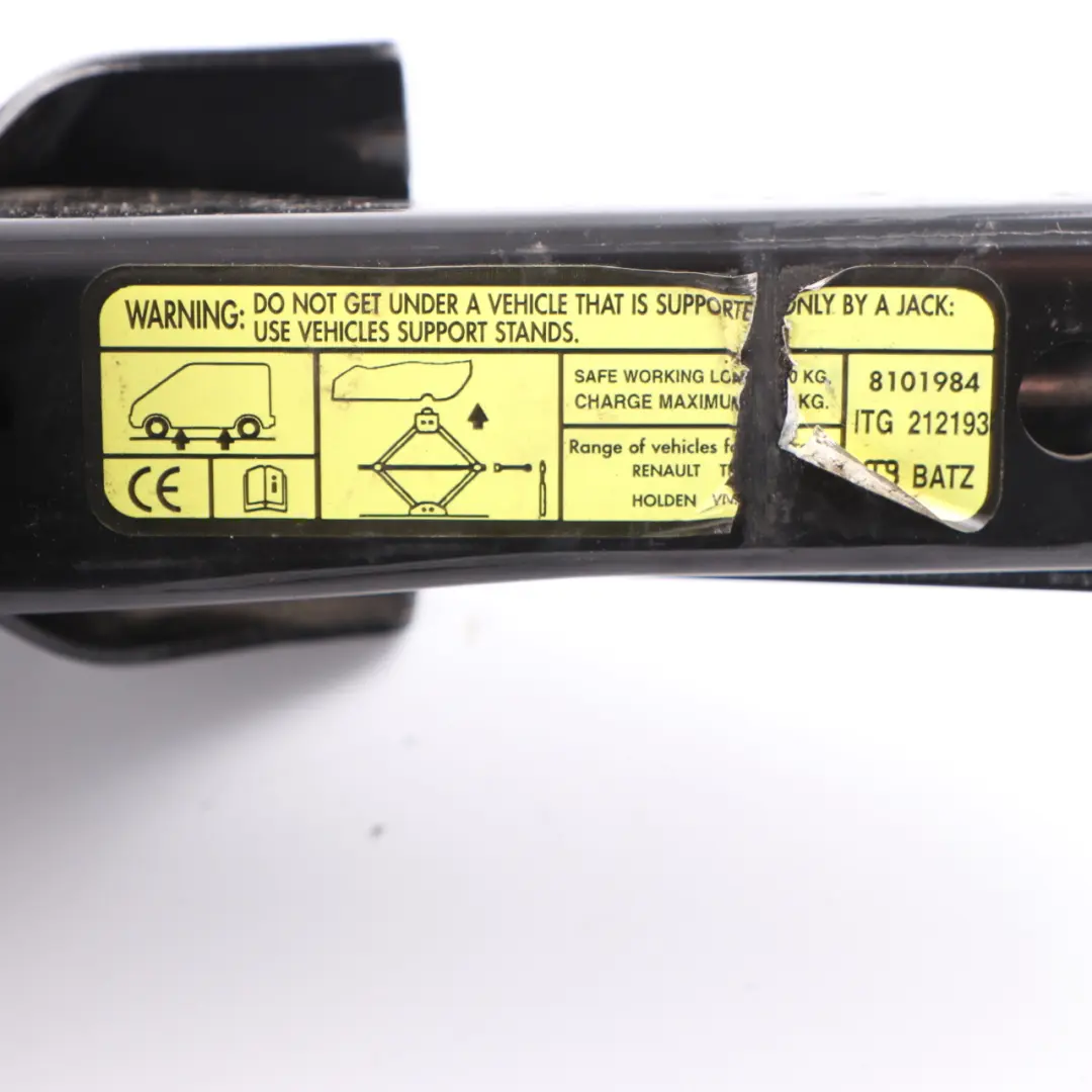 Lifting Jack Tow Hook Tool Kit Set to Renault Trafic Vauxhall Vivaro Car with Part number 93860728 Renault Trafic Vauxhall Vivaro Car Lifting Jack Tow Hook Tool Kit Set - SKU 93860728-1 - Part number 93860728