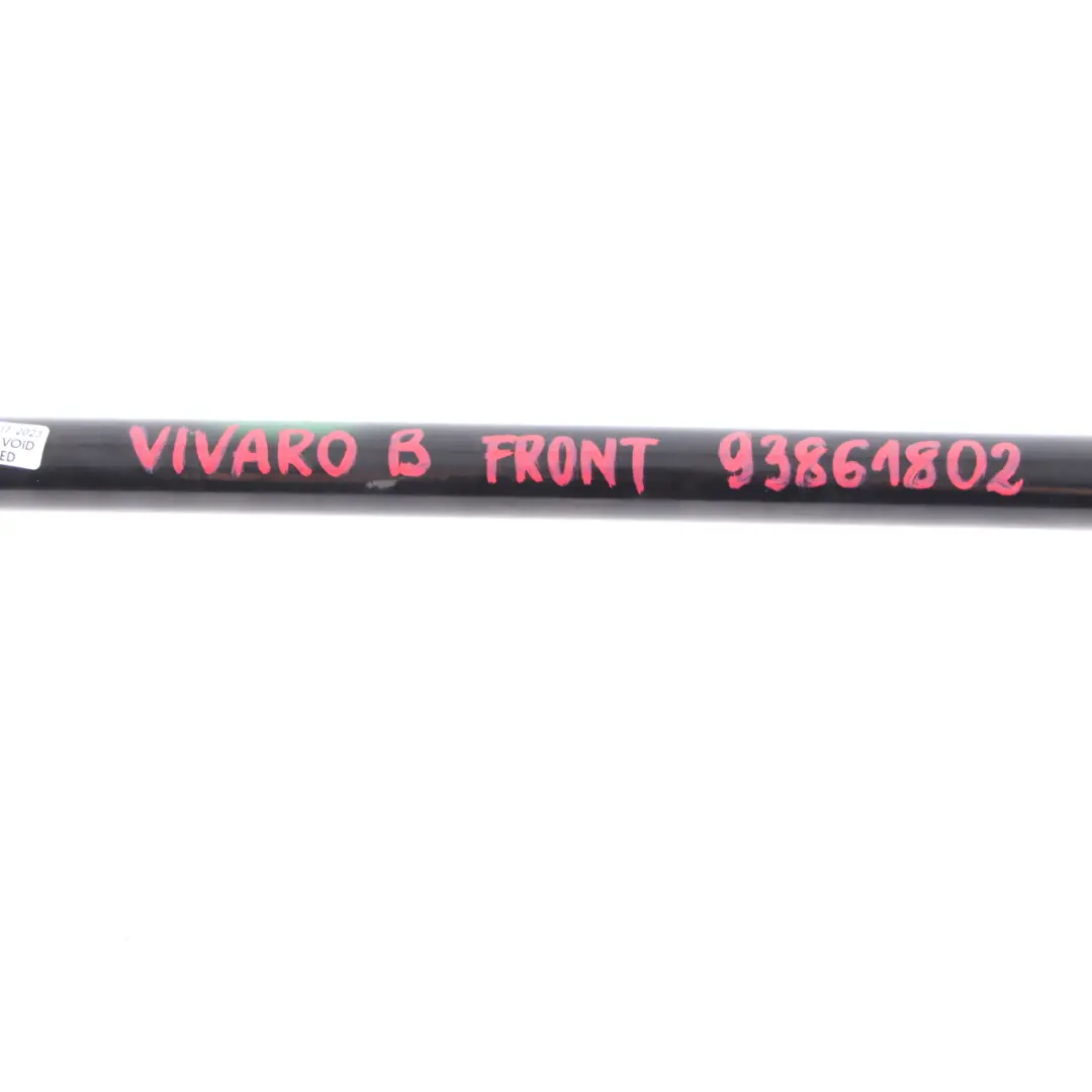 Stabilizer Front Axle Suspension Anti Roll Sway Bar to Vauxhall Vivaro B with Part number 93861802 Vauxhall Vivaro B Stabilizer Front Axle Suspension Anti Roll Sway Bar - SKU 93861802 - Part number 93861802