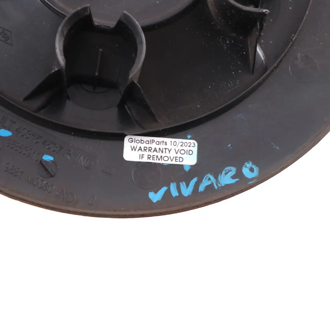 Wheel Cap Vauxhall Vivaro A Wheel Hub Cover Emblem Trim Panel - SKU 93863910 - Part number 93863910