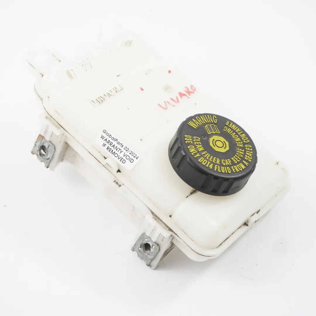 Bouchon du réservoir d'expansion du liquide frein DOT 4 pour Opel Vivaro B Renault à propos du numéro de pièce 93866108 Opel Vivaro B Renault Bouchon du réservoir d'expansion du liquide frein DOT 4 - SKU 93866108 - Numéro de pièce 93866108