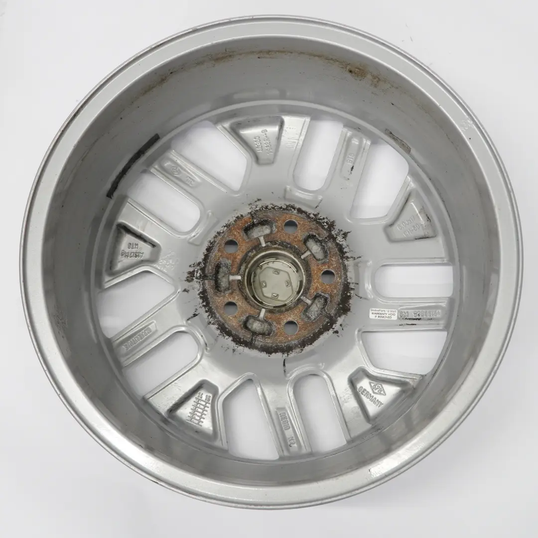 Renault Trafic 3 Silver Cerchio in lega 17" ET:50 6J - SKU 93866154-1 - Numero di parte 93866154