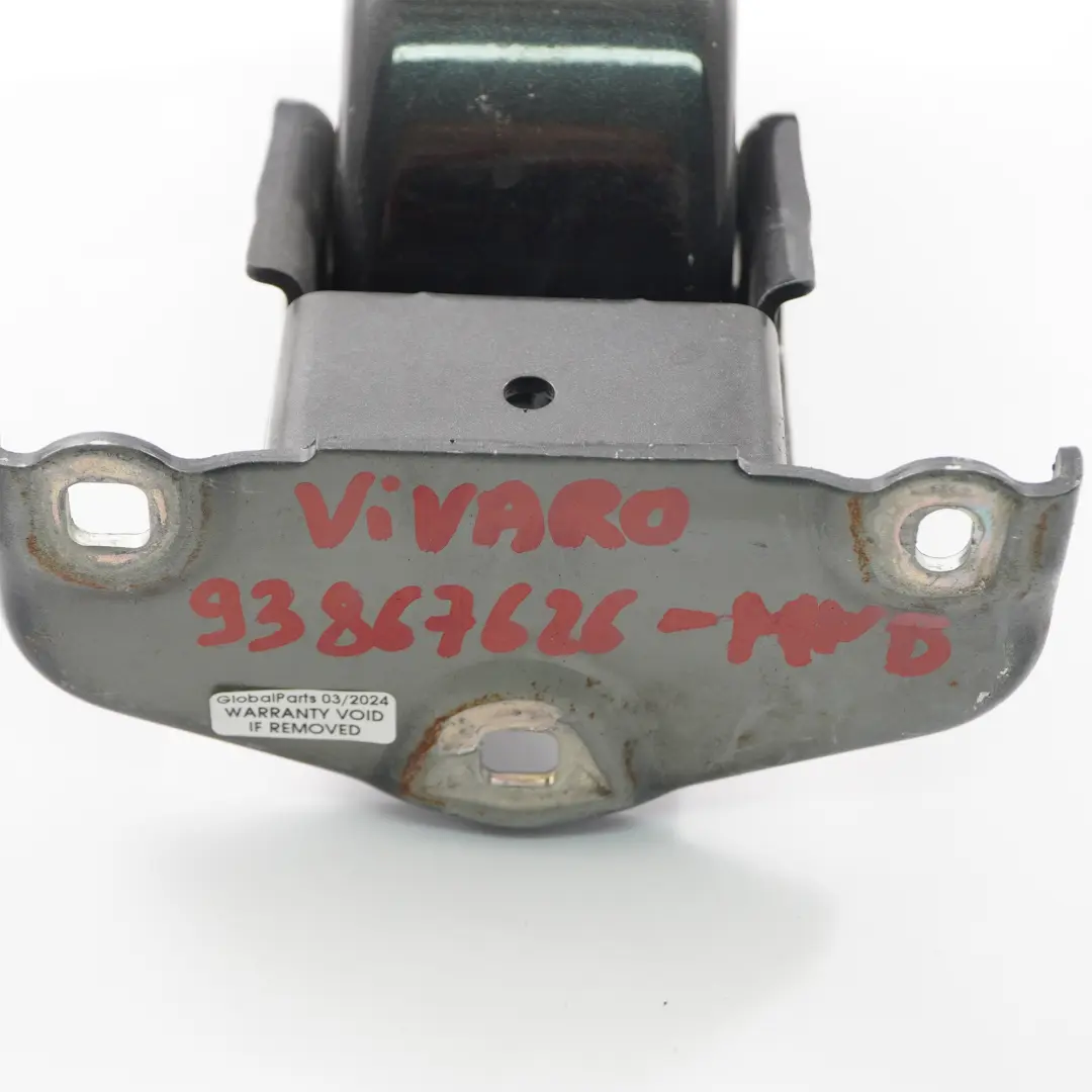 Door Hinge Vauxhall Vivaro Rear Door Right O/S Hinge Midnight Black D68 to with Part number 93867626 Door Hinge Vauxhall Vivaro Rear Door Right O/S Hinge Midnight Black D68 - SKU 93867626-MNB - Part number 93867626