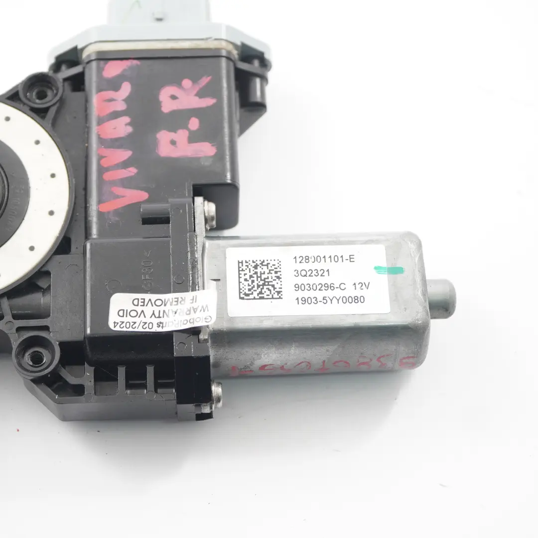 Vauxhall Vivaro B Window Lifter Motor Door Front Right O/S - SKU 93867656-1 - Part number 93867656