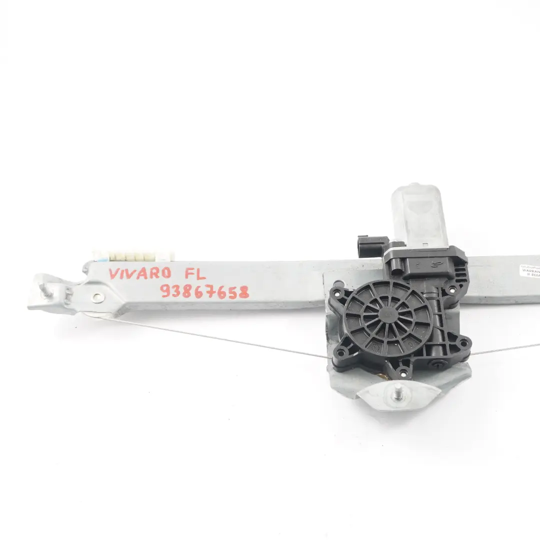 Lève-Vitre Avant Gauche pour Renault Trafic III Opel Vivaro B à propos du numéro de pièce 93867658 Renault Trafic III Opel Vivaro B Lève-Vitre Avant Gauche - SKU 93867658 - Numéro de pièce 93867658