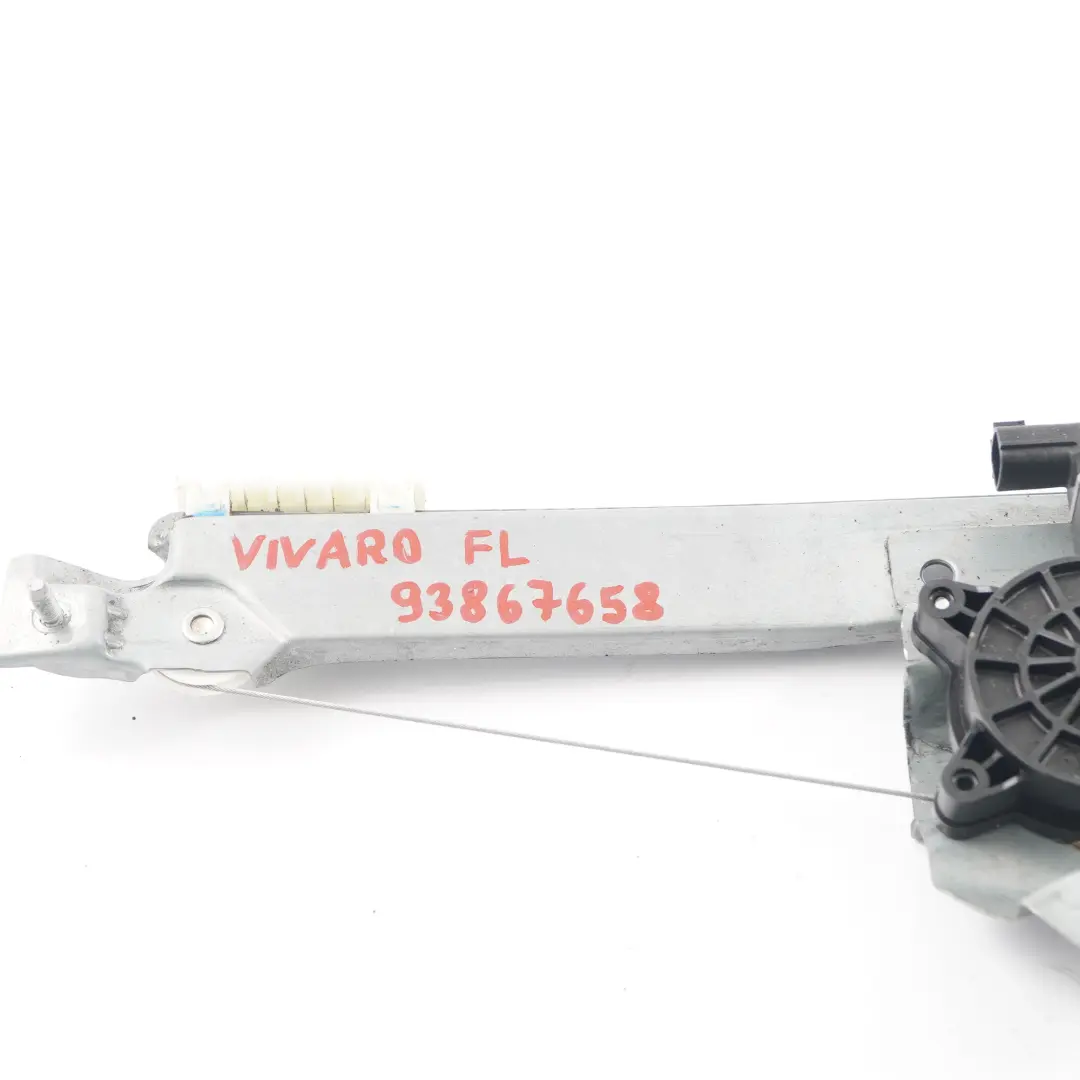 Renault Trafic III Vauxhall Vivaro B Window Lifter Front Door Left N/S - SKU 93867658 - Part number 93867658