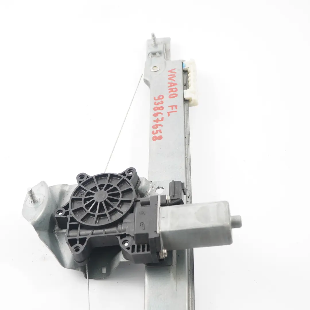 Window Lifter Front Door Left N/S to Renault Trafic III Vauxhall Vivaro B with Part number 93867658 Renault Trafic III Vauxhall Vivaro B Window Lifter Front Door Left N/S - SKU 93867658 - Part number 93867658