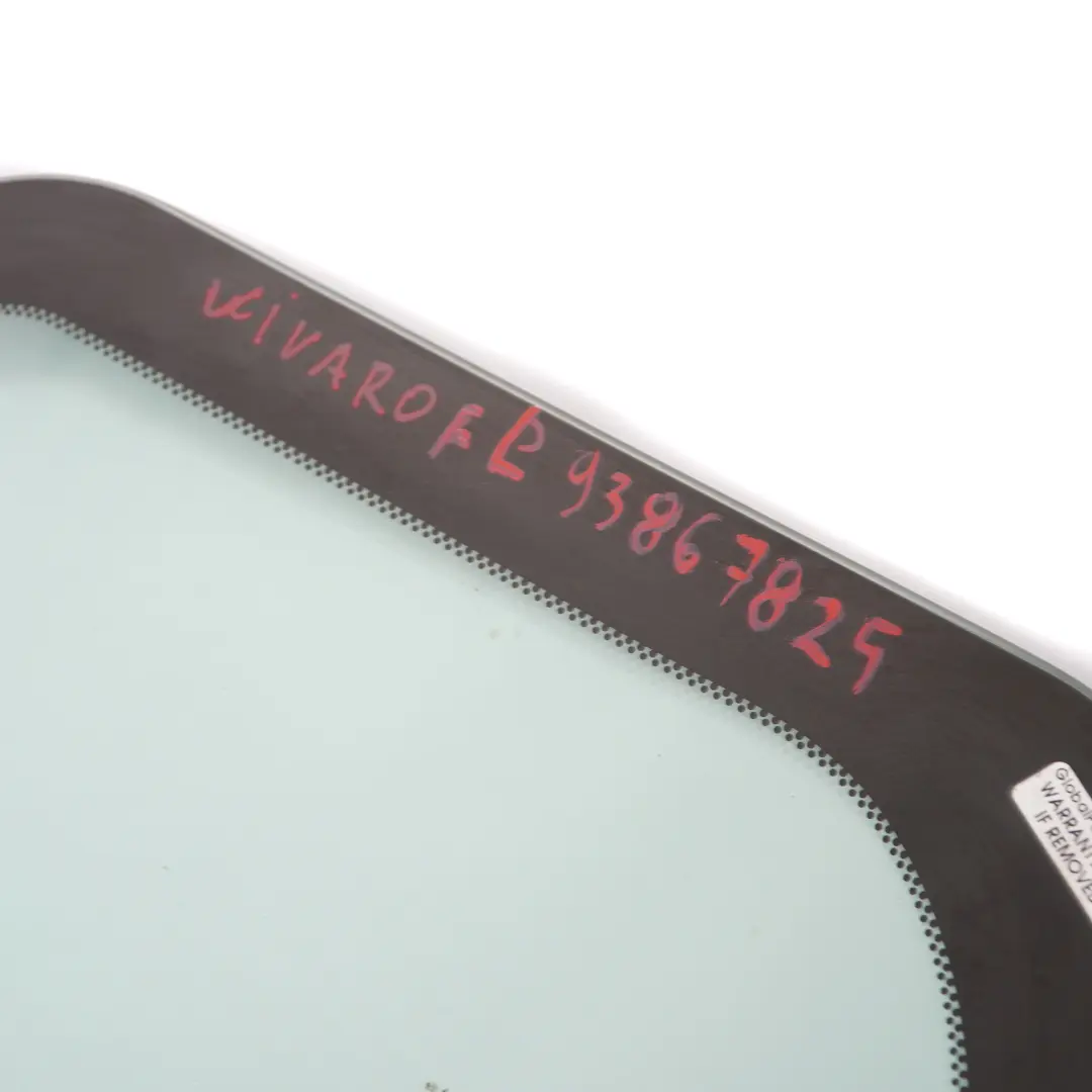 Fenster Viertel Glas Vordertür links AS2 für Renault Trafic 3 Vivaro B mit Teilenummer 93867825 Renault Trafic 3 Vivaro B Fenster Viertel Glas Vordertür links AS2 - SKU 93867825 - Teilenummer 93867825