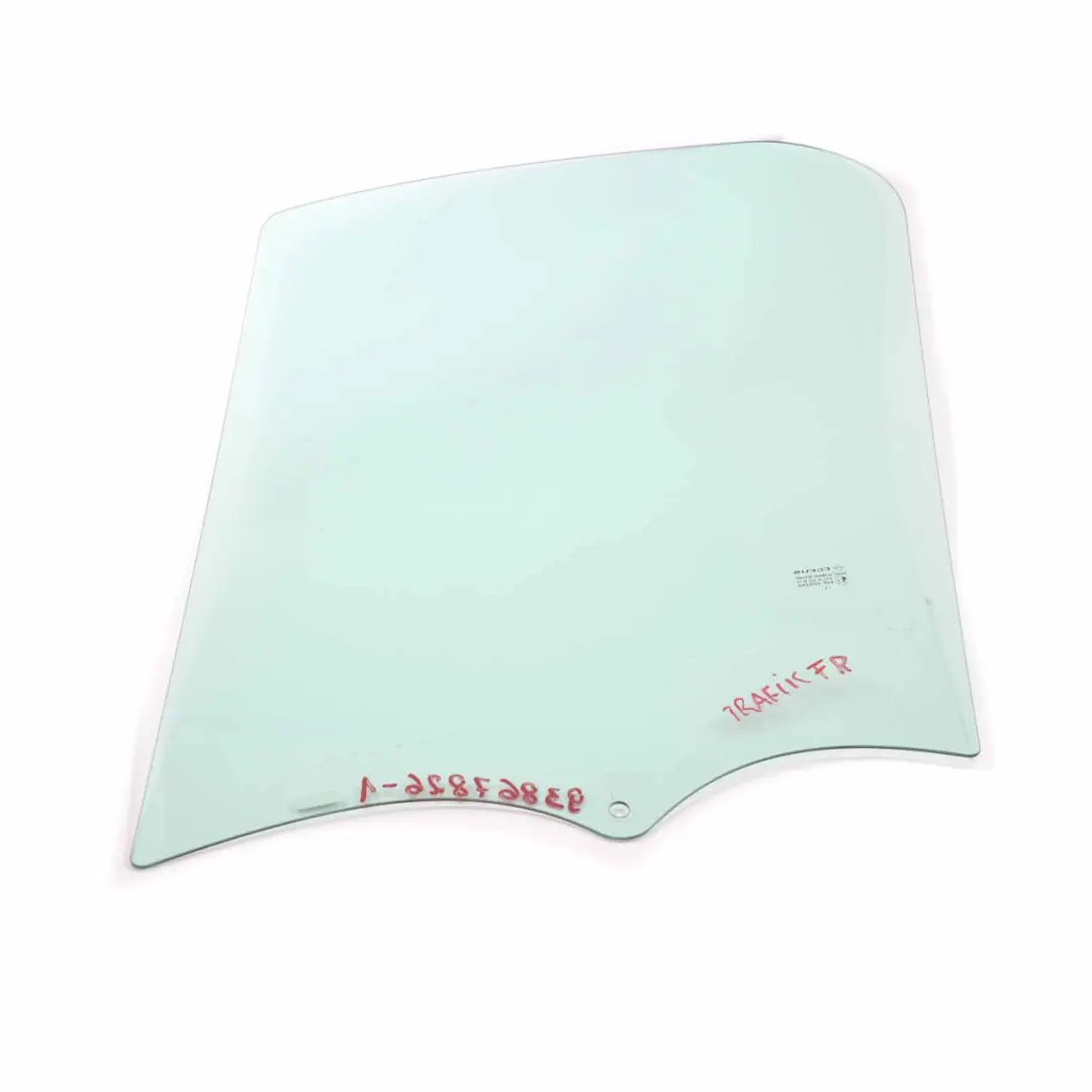 Cristal Puerta Delantera Derecha AS2 para Renault Trafic 3 Opel Vivaro B con número de pieza 93867826 Renault Trafic 3 Opel Vivaro B Cristal Puerta Delantera Derecha AS2 - SKU 93867826-1 - Número de pieza 93867826