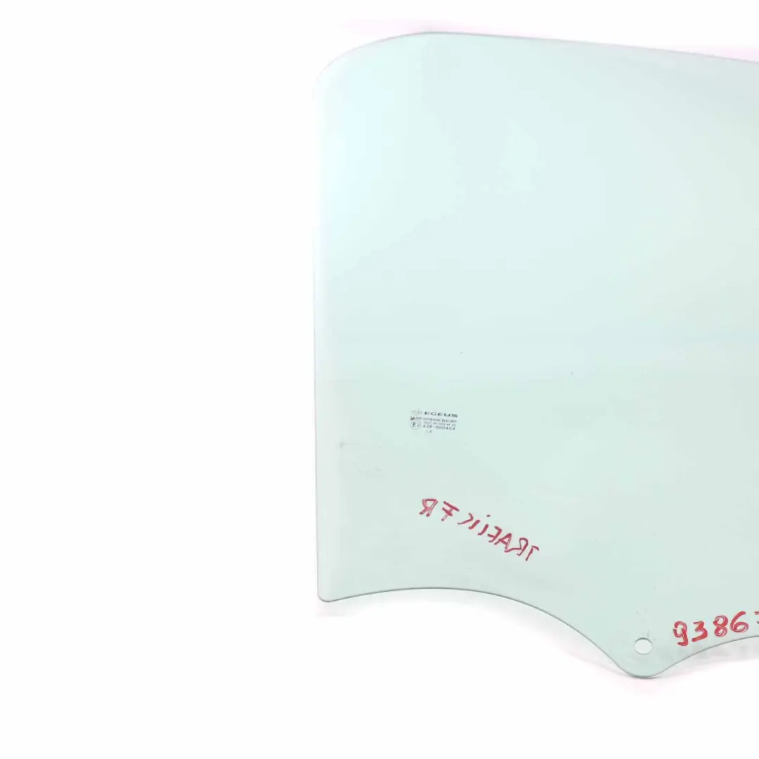 Cristal Puerta Delantera Derecha AS2 para Renault Trafic 3 Opel Vivaro B con número de pieza 93867826 Renault Trafic 3 Opel Vivaro B Cristal Puerta Delantera Derecha AS2 - SKU 93867826-1 - Número de pieza 93867826