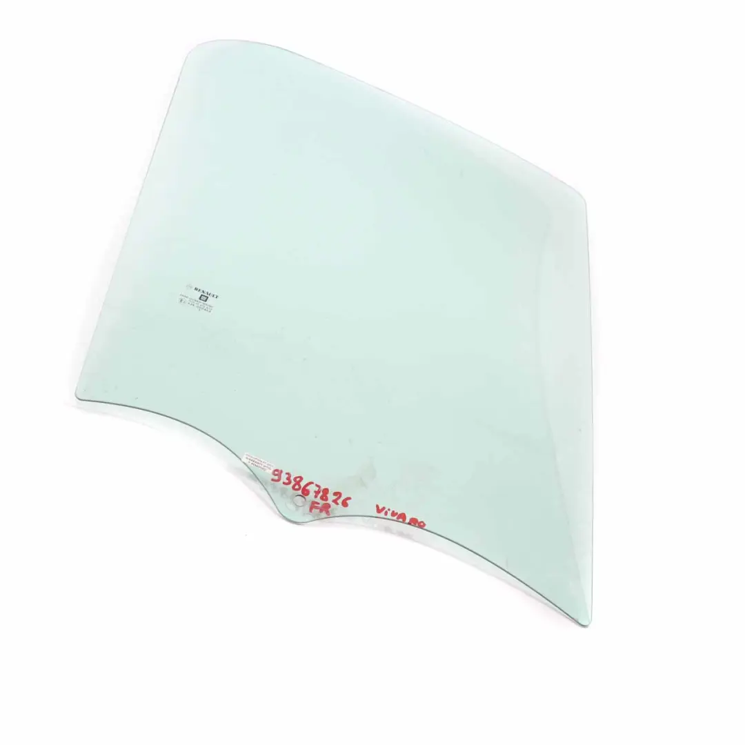 Vitrage Porte Avant Droite AS2 pour Renault Trafic Opel Vivaro à propos du numéro de pièce 93867826 Renault Trafic Opel Vivaro Vitrage Porte Avant Droite AS2 - SKU 93867826 - Numéro de pièce 93867826