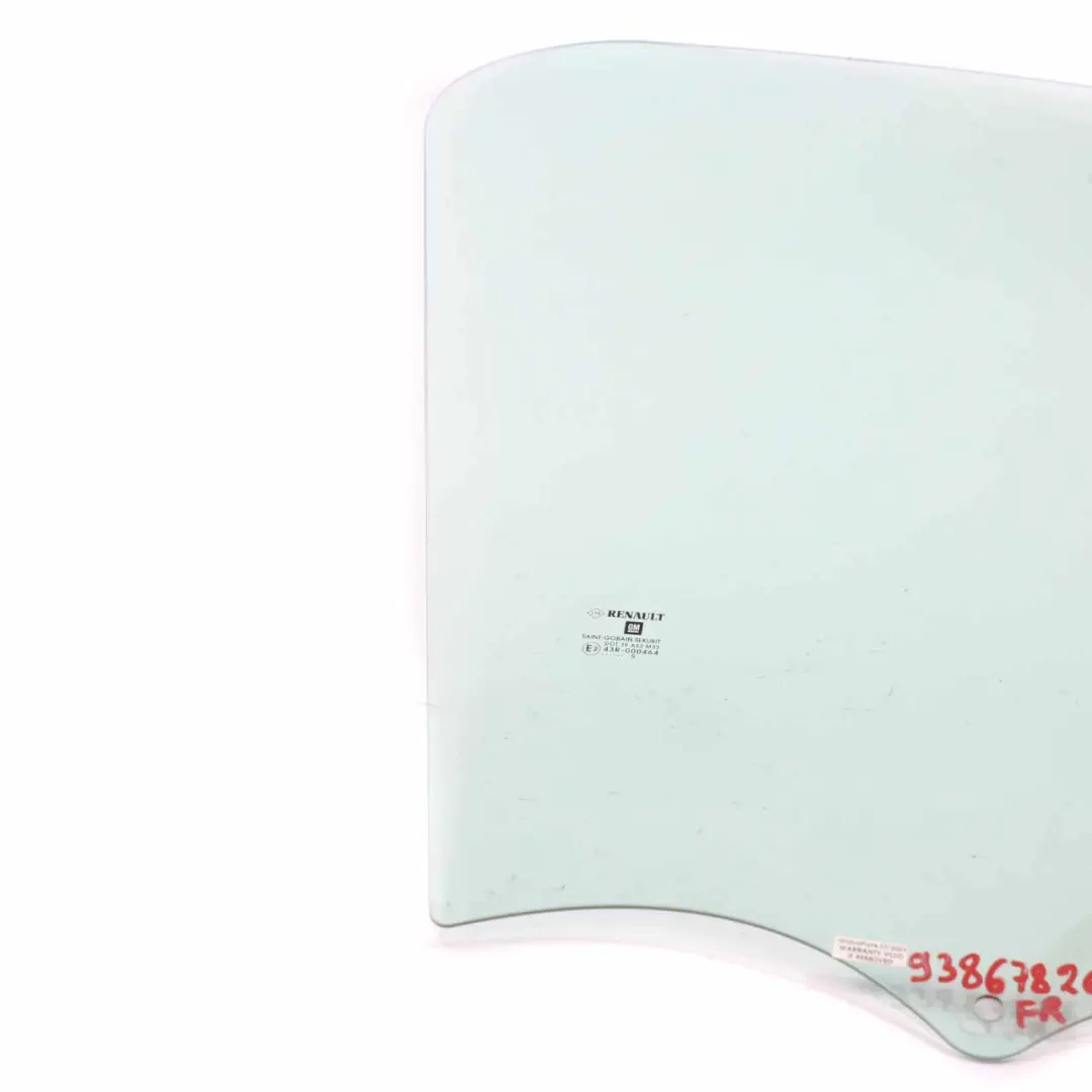 Renault Trafic Opel Vivaro Window Glass Front Door Right O/S AS2 - SKU 93867826 - Part number 93867826