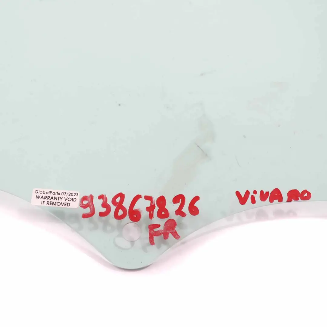 Vetro Porta Anteriore Destra AS2 per Renault Trafic Opel Vivaro con numero di parte 93867826 Renault Trafic Opel Vivaro Vetro Porta Anteriore Destra AS2 - SKU 93867826 - Numero di parte 93867826