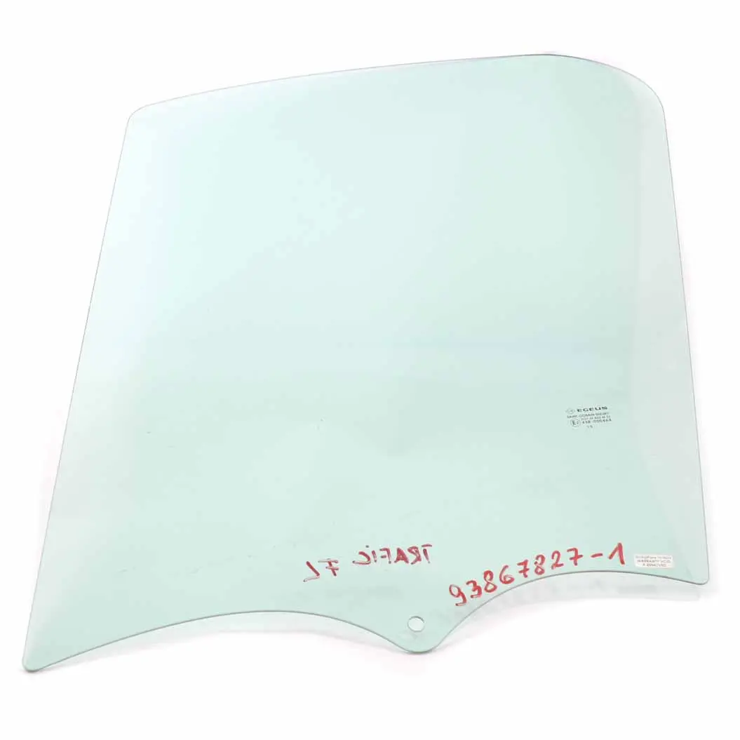 Window Glass Front Door Left N/S AS2 to Renault Trafic 3 Vivaro B with Part number 93867827 Renault Trafic 3 Vivaro B Window Glass Front Door Left N/S AS2 - SKU 93867827-1 - Part number 93867827