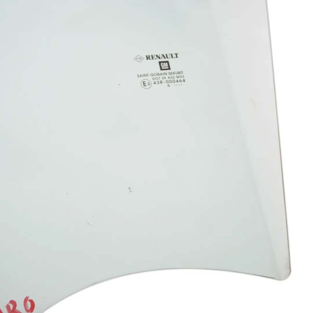 Window Glass Front Door Left N/S AS2 to Renault Trafic 3 Vivaro B with Part number 93867827 Renault Trafic 3 Vivaro B Window Glass Front Door Left N/S AS2 - SKU 93867827 - Part number 93867827